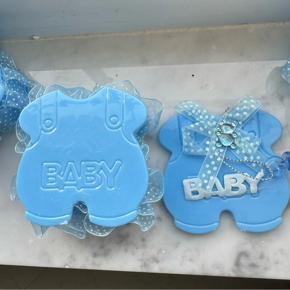 Blue Baby favor Box with Ribbon 11 piece